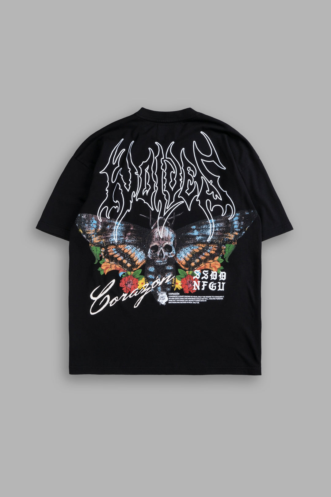 Darc Wolves Sport "Life and Death" Premium Acid Washed Cotton Tee- # of 1000 Tag