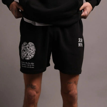 Darc Wolves Sport Patch Liam Sweat Shorts SSDD NFGU - Men's Athletic Shorts