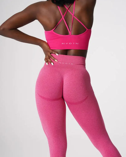 NVGT Contour Seamless Leggings - High Waisted, Butt Lift, Compression Waistband