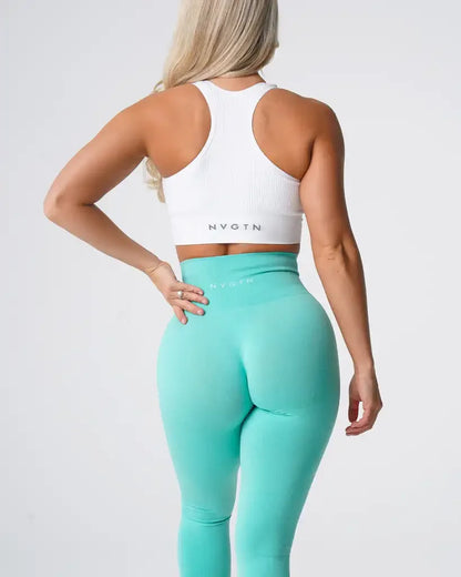 NVGT Contour Seamless Leggings - High Waisted, Butt Lift, Compression Waistband