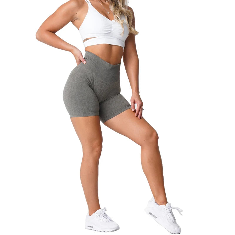 NVGT Contour Seamless Shorts - Women Workout High-Rise, Squat-Proof, Butt-Lift