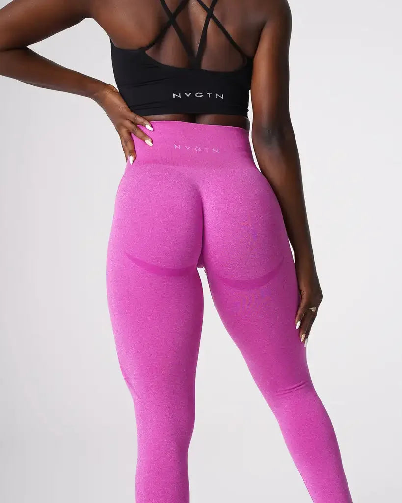 NVGT Contour Seamless Leggings - High Waisted, Butt Lift, Compression Waistband