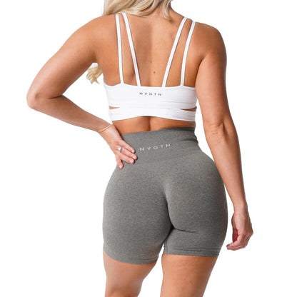 NVGT Contour Seamless Shorts - Women Workout High-Rise, Squat-Proof, Butt-Lift