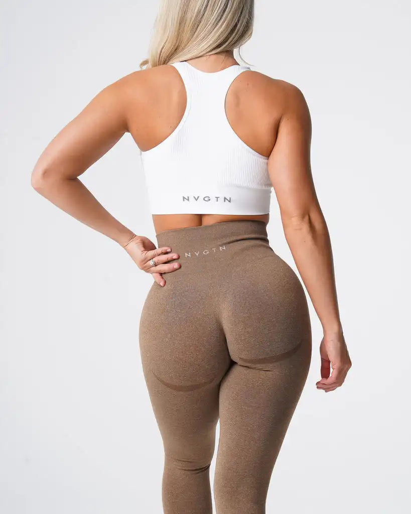 NVGT Contour Seamless Leggings - High Waisted, Butt Lift, Compression Waistband