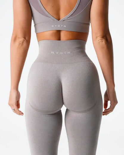 NVGT Contour Seamless Leggings - High Waisted, Butt Lift, Compression Waistband