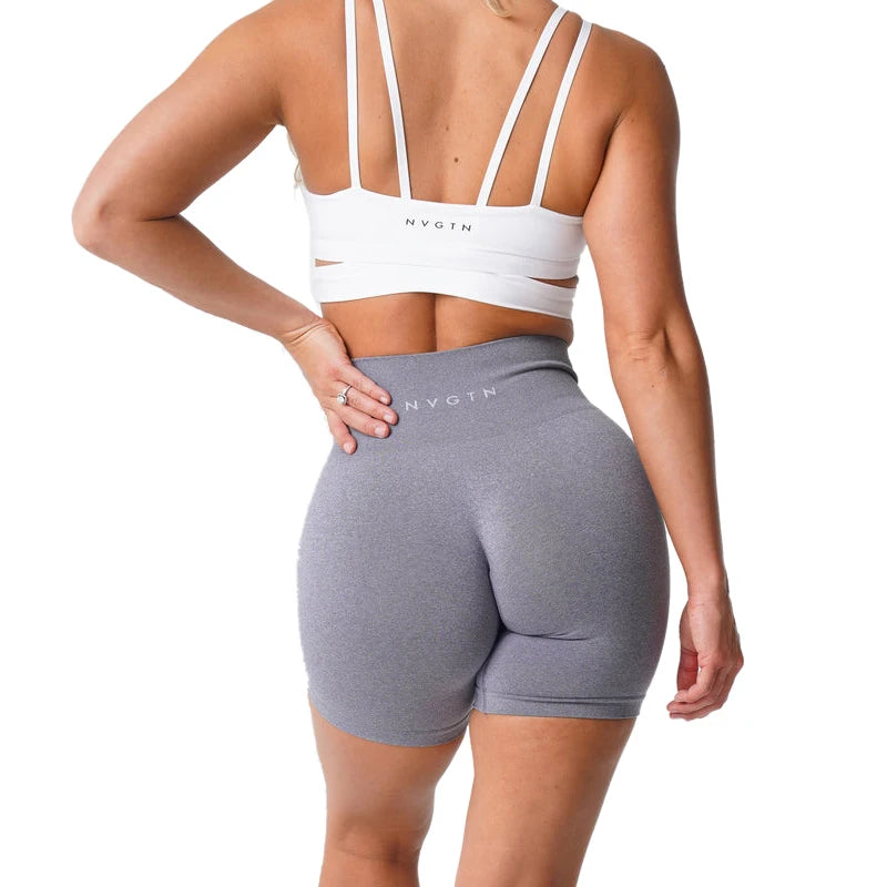 NVGT Contour Seamless Shorts - Women Workout High-Rise, Squat-Proof, Butt-Lift