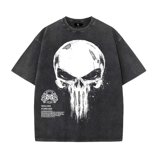 Darc Wolves Sport Punisher Solid Premium Oversized Tee w/ "# of 1000" Tag