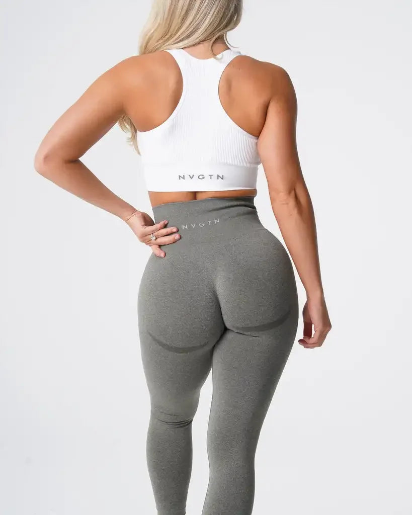 NVGT Contour Seamless Leggings - High Waisted, Butt Lift, Compression Waistband