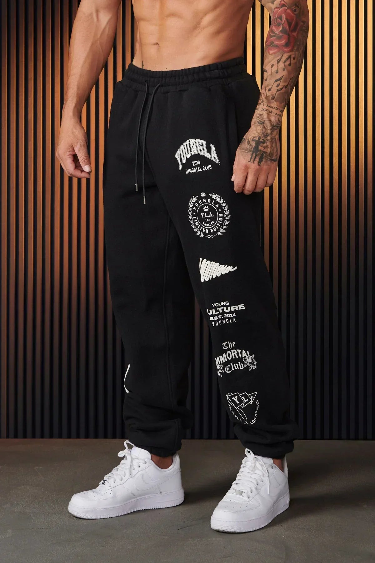 YOUNG Immortal Killer Joggers - LA Gym Cotton Sweatpants for Men and Women