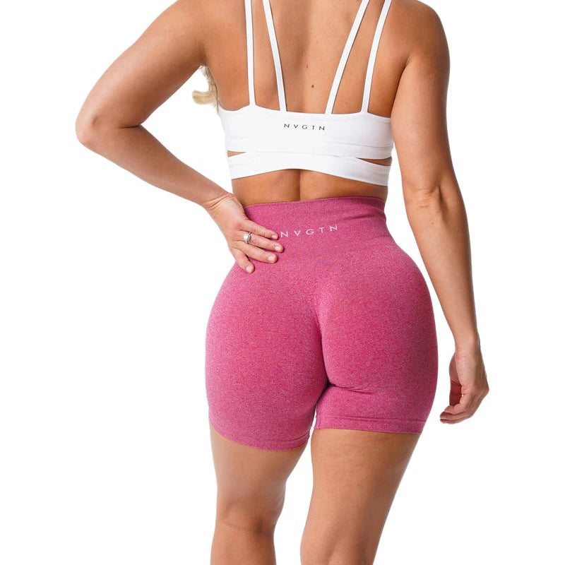 NVGT Contour Seamless Shorts - Women Workout High-Rise, Squat-Proof, Butt-Lift