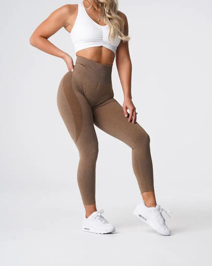 NVGT Contour Seamless Leggings - High Waisted, Butt Lift, Compression Waistband