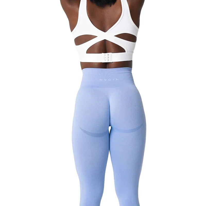 NVGT Contour Seamless Leggings - High Waisted, Butt Lift, Compression Waistband