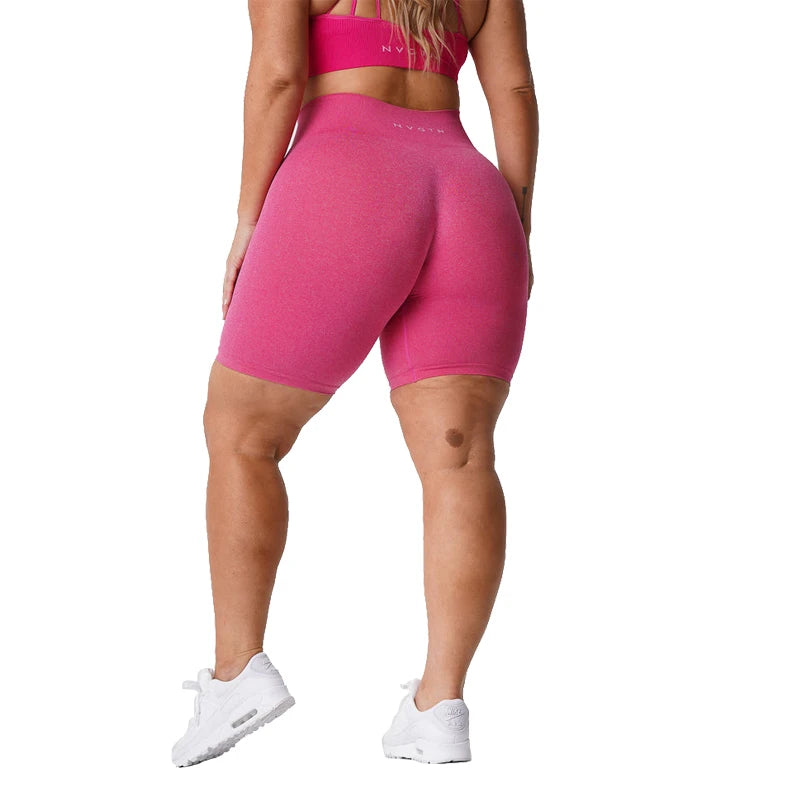 NVGT Contour Seamless Shorts - Women Workout High-Rise, Squat-Proof, Butt-Lift