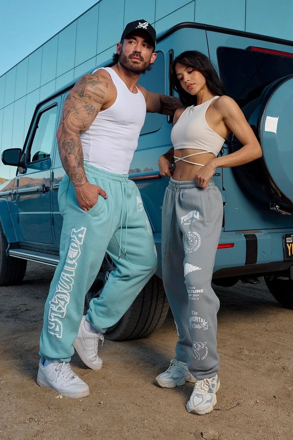 YOUNG Immortal Killer Joggers - LA Gym Cotton Sweatpants for Men and Women