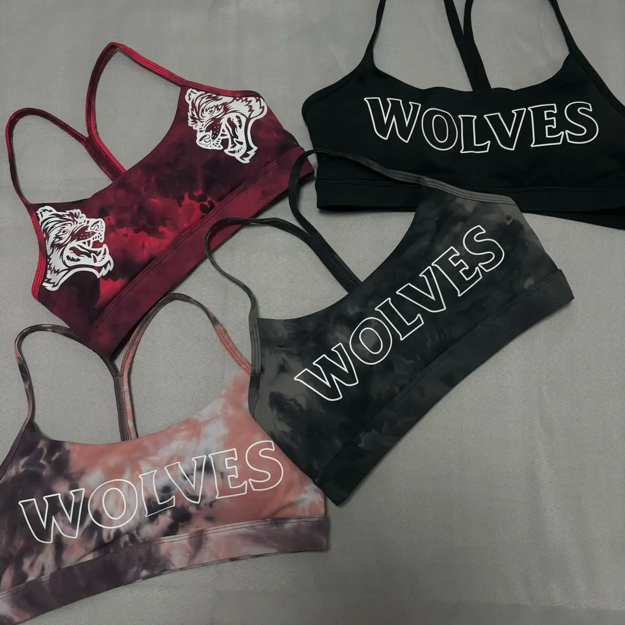 Darc Wolves Sport SHE Energy Bra | Racerback | Removable Pads | Medium Support