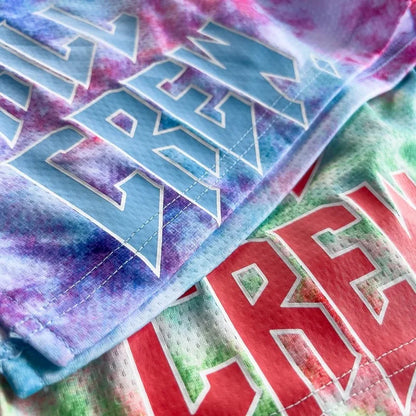 Kill Krew Inspired Muay Thai Shorts - Mesh Gym Shorts - Tie Dye, Flower, Flame