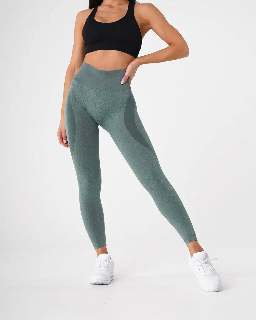 NVGT Contour Seamless Leggings - High Waisted, Butt Lift, Compression Waistband