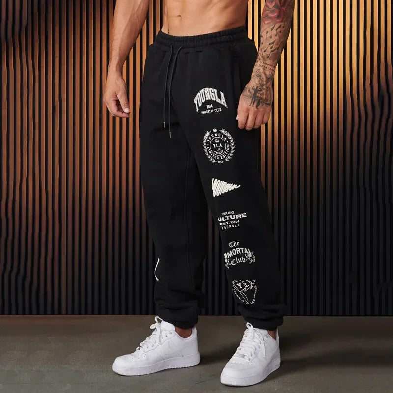 YOUNG Immortal Killer Joggers - LA Gym Cotton Sweatpants for Men and Women