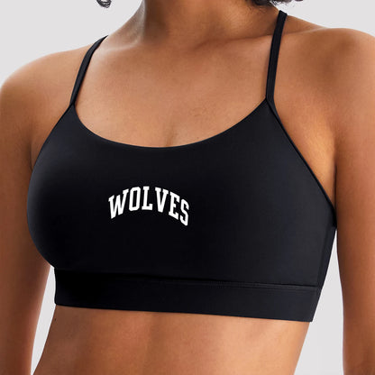 Darc Wolves Sport SHE Energy Bra | Racerback | Removable Pads | Medium Support