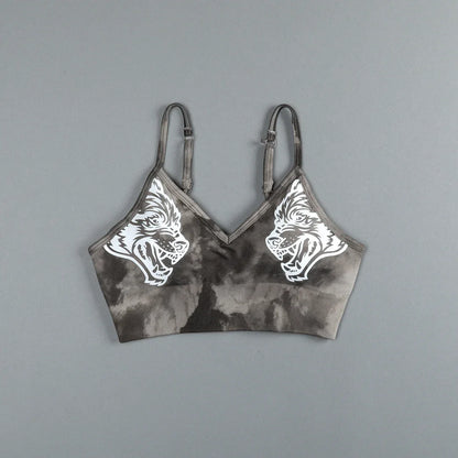 Darc Wolves Sport Dual Wolf Chopper "Eversion Seamless" Sports Bra - Tie Dye