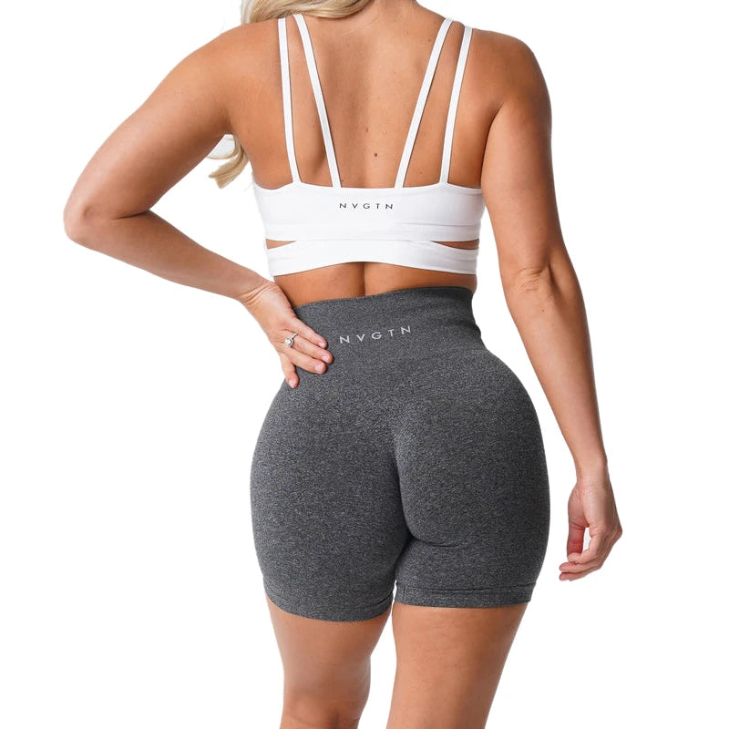 NVGT Contour Seamless Shorts - Women Workout High-Rise, Squat-Proof, Butt-Lift