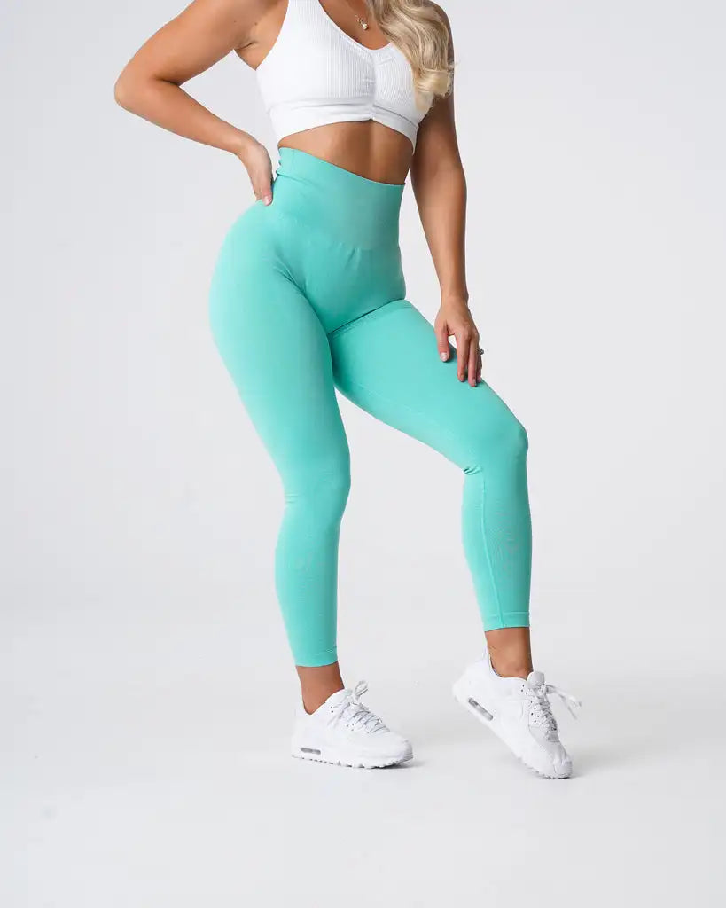 NVGT Contour Seamless Leggings - High Waisted, Butt Lift, Compression Waistband